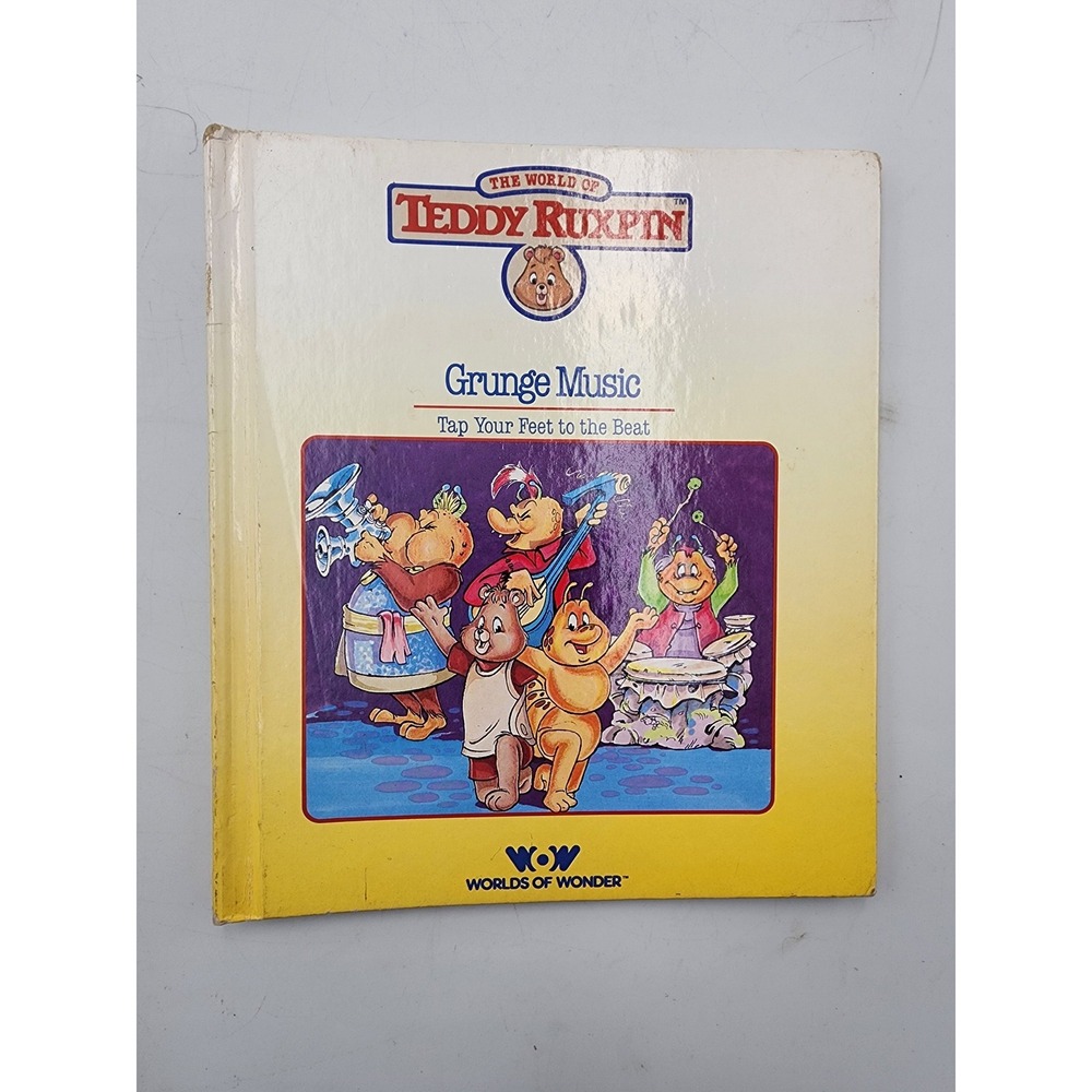Vintage Teddy Ruxpin Book Lot of 4 Worlds of Wonder Hardcover 1985 Retro Grundo - Picture 6 of 14